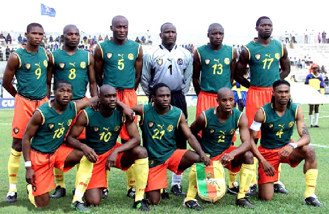 2002年ワールドカップ　カメルーン代表ユニホーム