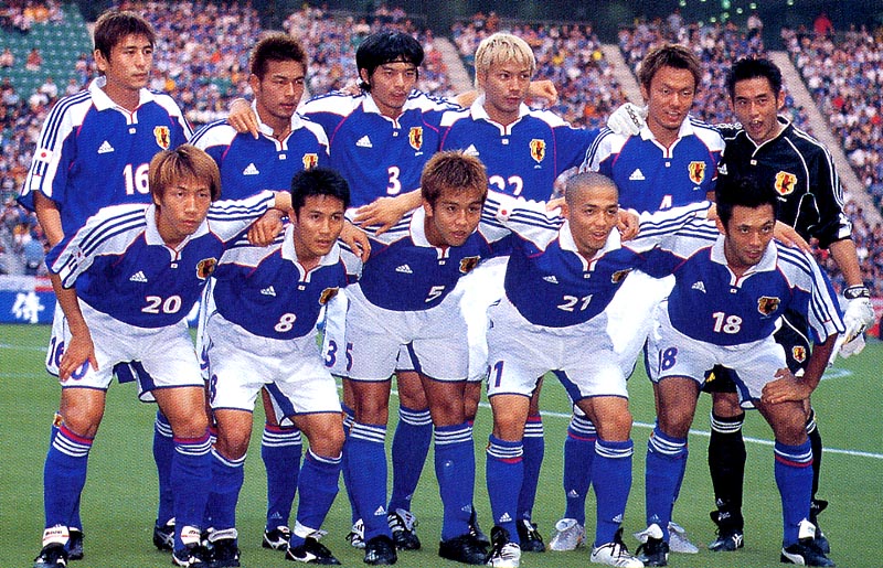 日本代表ユニフォーム（Japan）（01年 コントラストモデル）: Football