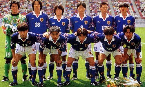 日本代表ユニフォーム（Japan）（96-99年 炎モデルⅠ・炎モデルⅡ