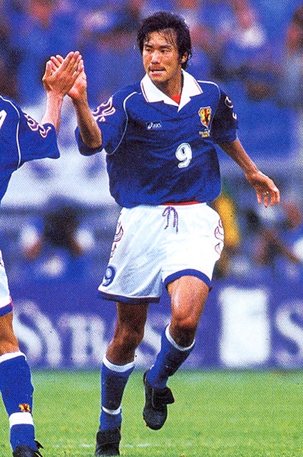 中山雅史 M 日本代表 炎 ユニフォーム 1998年 フランスワールドカップ