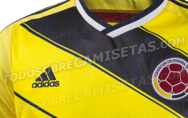 コロンビア代表 2014年adidas ブラジル ワールドカップ用新ユニフォーム 詳細画像到着！: Football Shirts Voltage  .com（サッカー各国代表＆クラブユニフォーム）