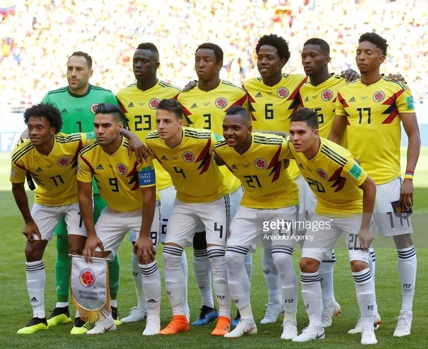 サッカー ユニフォーム コロンビア代表 2018ホーム