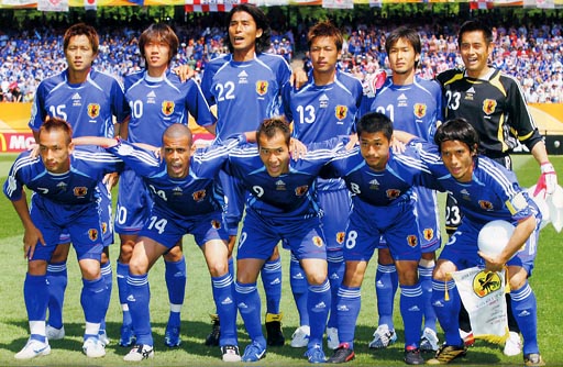 日本代表ユニフォーム（Japan）（06-07年 刃文モデル）: Football