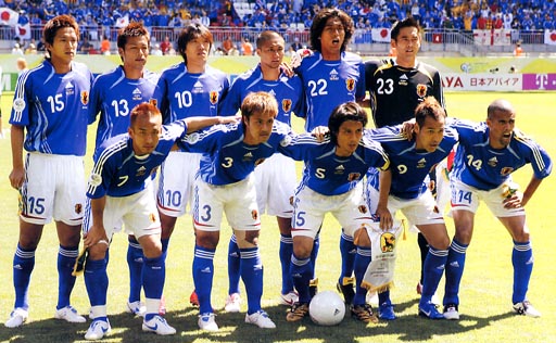 日本代表ユニフォーム（Japan）（06-07年 刃文モデル）: Football 