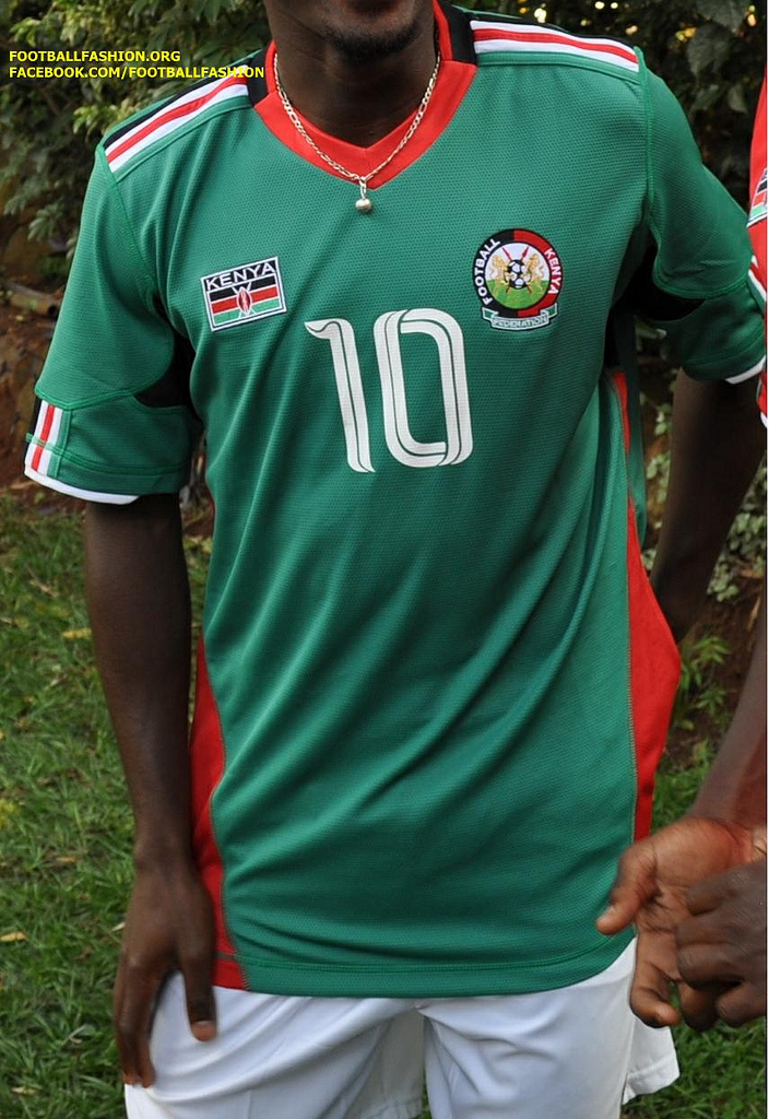 New Kenya Football Kit 2012-13 Adidas Harambee Stars Home Soccer Jersey