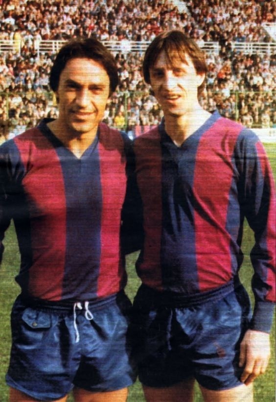 1979 SportsCasterCard Johann Cruyff FC Barcelona ヨハンクライフ 