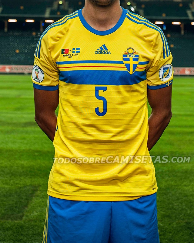ポルトガルと決戦直前のスウェーデン代表の2014年adidasニューモデル情報！: Football Shirts Voltage  .com（サッカー各国代表＆クラブユニフォーム）