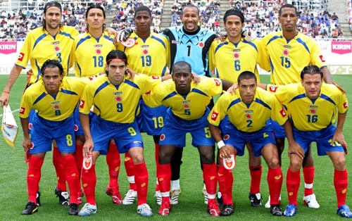 コロンビア代表 歴代ユニフォーム（Colombia National Football Team